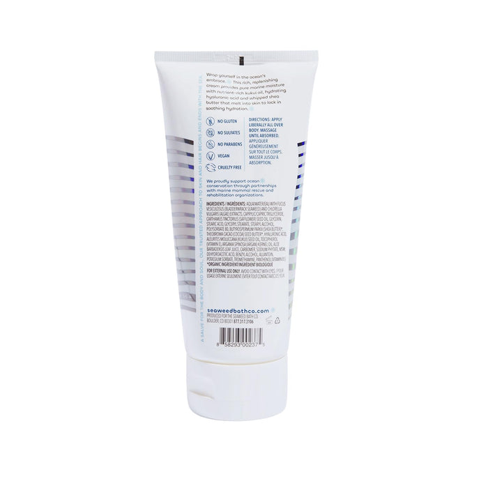 Seaweed Bath Co  Body Cream Unscented  1 Each  6 Oz
