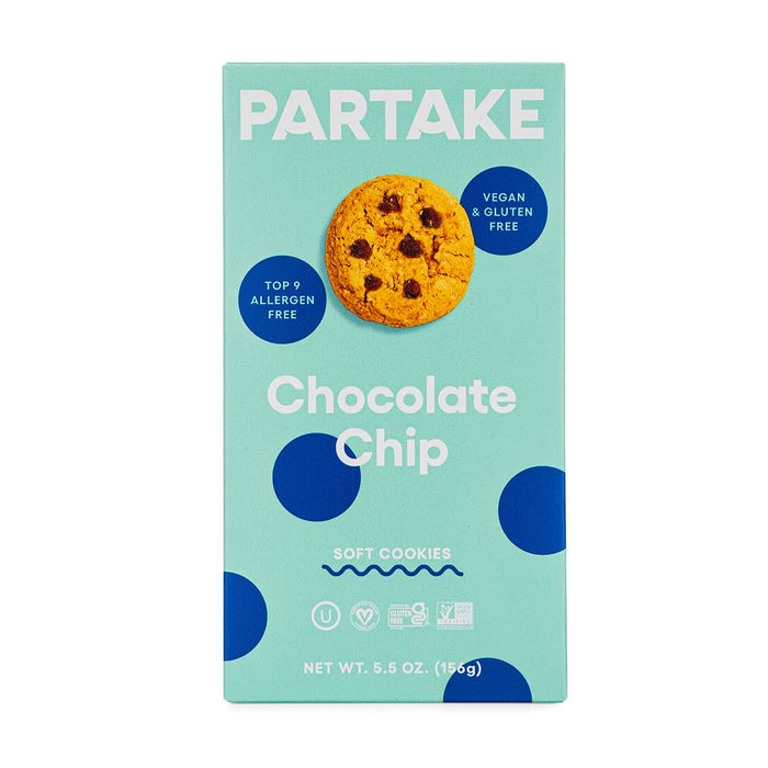 Partake Foods  Cookies Chocolate Chip  5.5 Oz