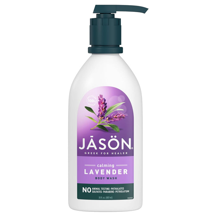 Jason Natural Products  Body Wash Pure Calming Lavender 30 Oz