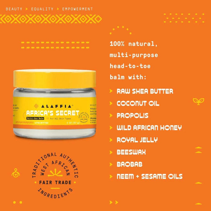 Alaffia  Africa'S Secret Multipurpose Skin Cream  1 Each  2 Oz