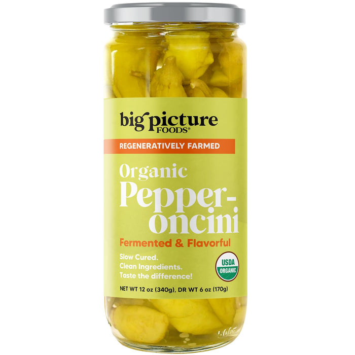 Big Picture Foods Organic Whole Pepperoncini 12 OZ