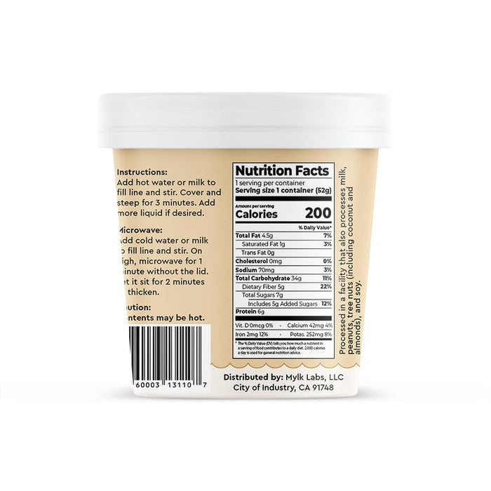 Mylk Labs Oatmeal Cup Strawberry Vanilla 1.87 OZ