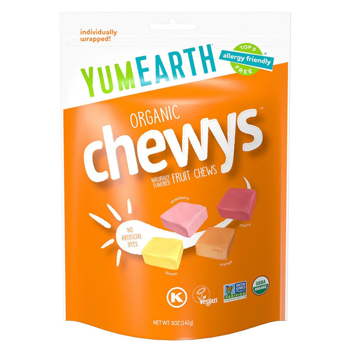 YumEarth Organic Chewys Fruit Chews 5 oz