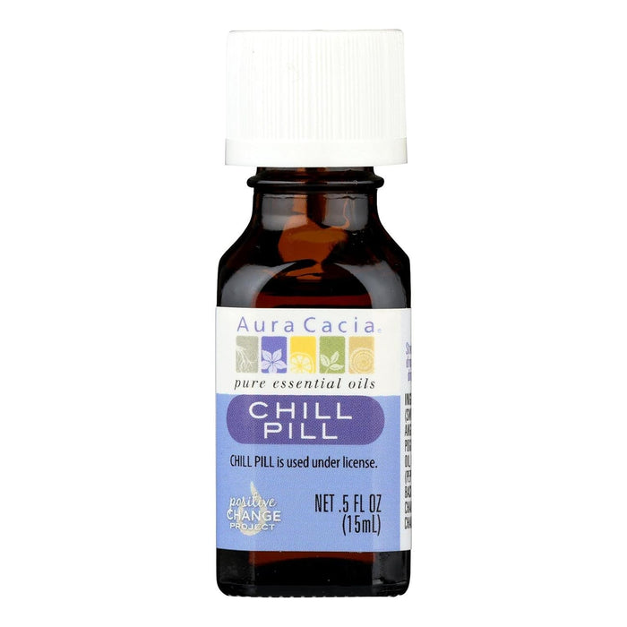 Aura Cacia  Essential Solutions Chill Pill  1 Each  0.5 Oz