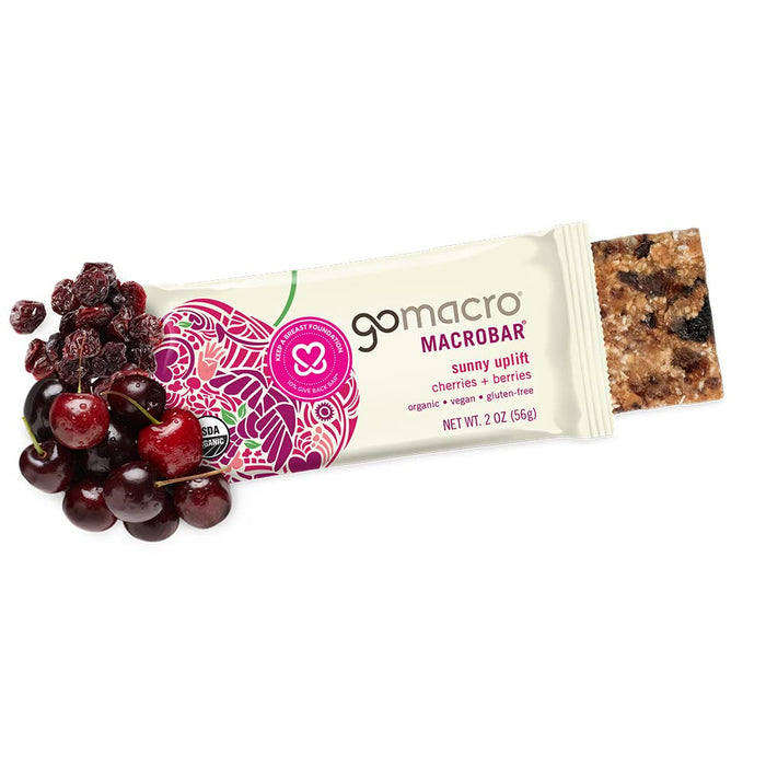 Gomacro  Organic Macrobar Cherries And Berries   2 Oz