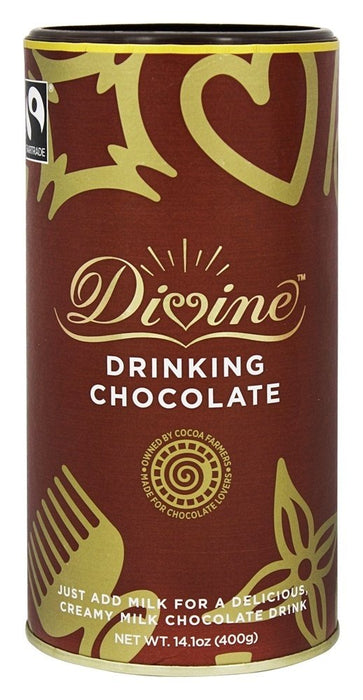 Divine Chocolate  Drinking Chocolate   14 Oz