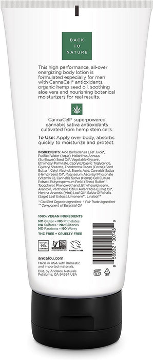 Andalou Naturals Body Lotion Men'S Energizing 1 Each 8.5 Oz