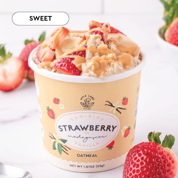 Mylk Labs Oatmeal Cup Strawberry Vanilla 1.87 OZ