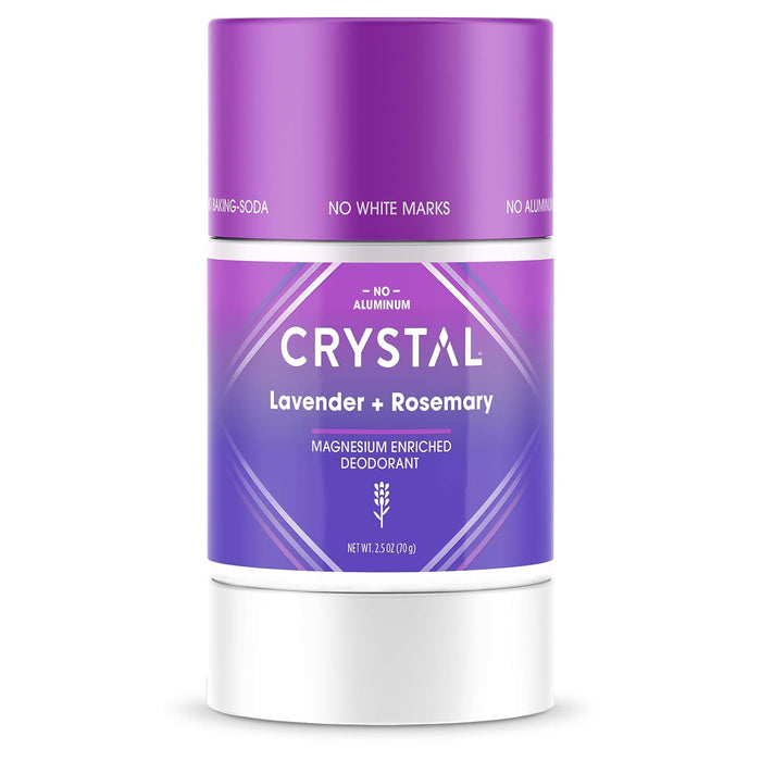 Crystal Deodorant Stick Magnesium Enriched  Lavender And Rosemary 2.5 Oz