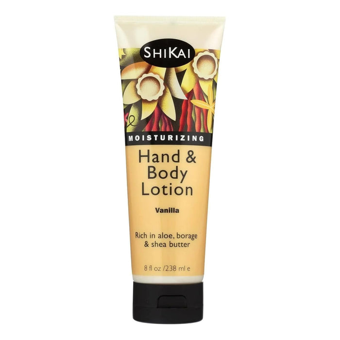 Shikai  Moisturizing Hand And Body Lotion Vanilla  1 Each  8 Oz