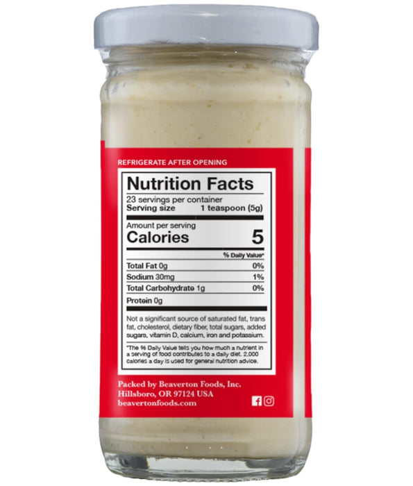 Beaverton Extra Hot Horseradish 4 oz