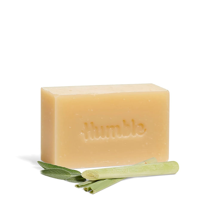 Humble Brands Handcrafted Lemongrass Sage Soap Bar 4 OZ