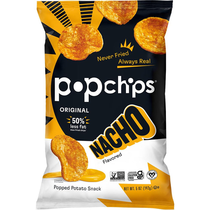 Popchips Nacho Popped Potato Chip 5 Oz