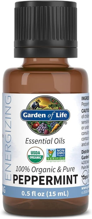 Garden Of Life  Organic Essential Oil Peppermint  1 Each  0.5 Oz