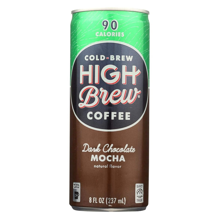 High Brew  Ready To Drink Dark Coffee Dark Chocolate Mocha   8 oz