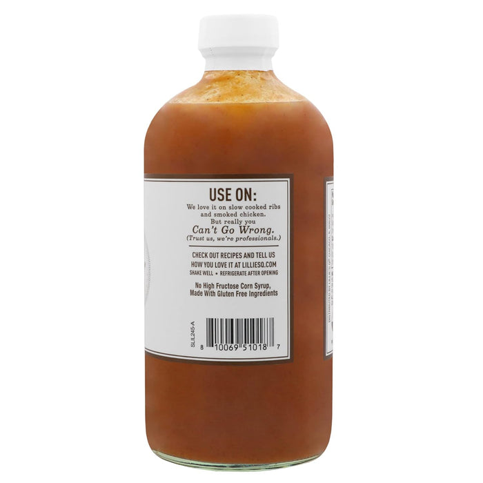 Lillie's Q Zero Sugar Smoky Barbecue Sauce 16 oz