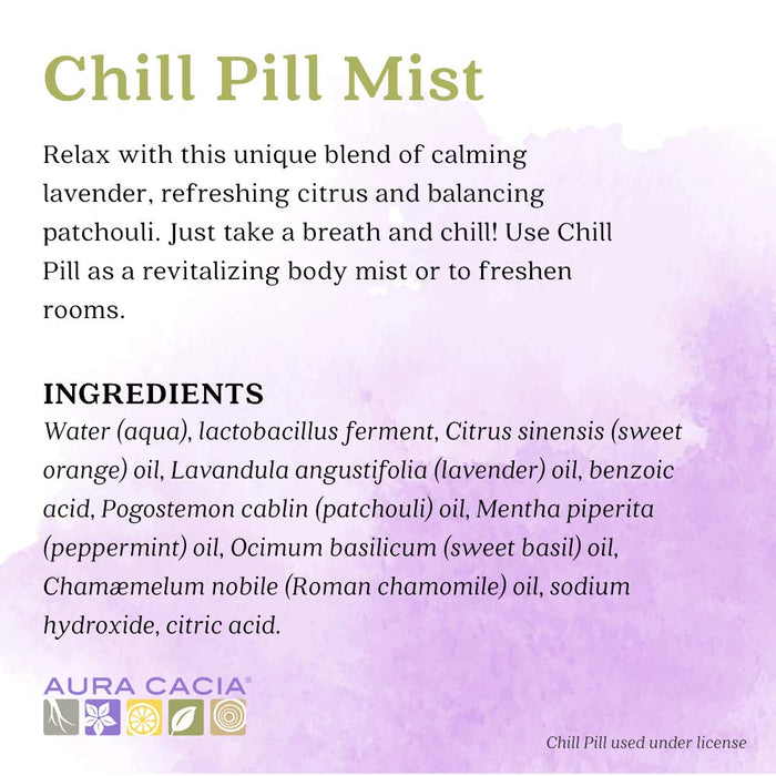 Aura Cacia Essential Solutions Mist Chill Pill 1 Each 2 Oz