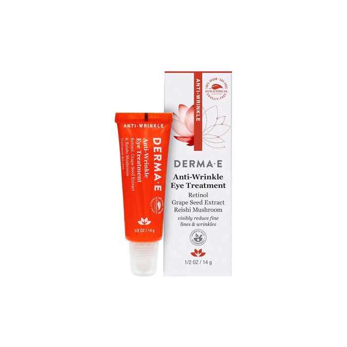 Derma E  Anti-Wrinkle Eye Cream Vitamin A  1 Each  0.5 Oz