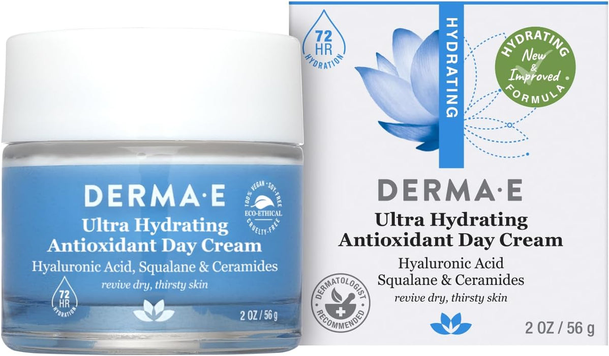 Derma E  Ultra Hydrating Antioxidant Day Cream  1 Each  2 Oz