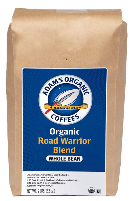 Adam's Organic Coffee Road Warrior Blend 2 Pound