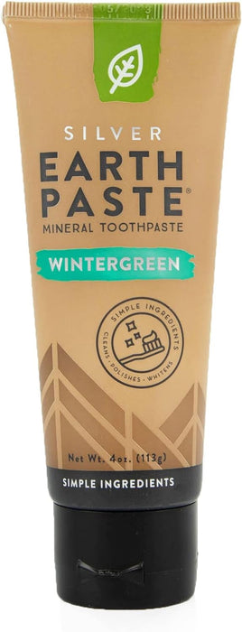 Redmond Clay  Earthpaste Amazingly Natural Toothpaste Wintergreen  1 Each  4 Oz