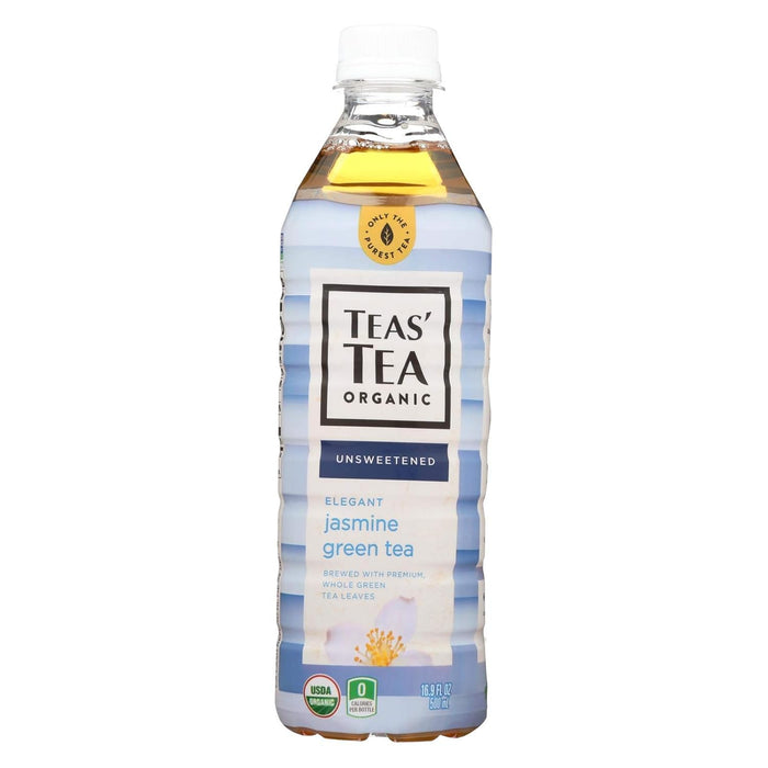 Teas' Tea  Organic Jasmine Green Tea Unsweetened Ready To Drink  16.9 Fl Oz