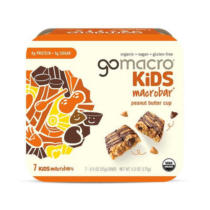 Gomacro  Organic Kids Macrobar Peanut Butter Cup   6.3 Oz