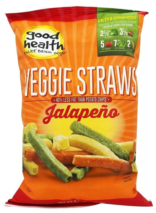 Good Health Natural Foods  Jalapeno Veggie Straws  6.25 Oz