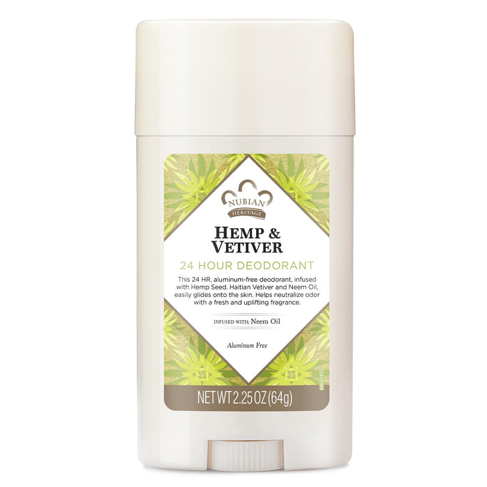 Nubian Heritage  Indian Hemp And Haitian Vetiver With Neem Oil 2.25 OZ