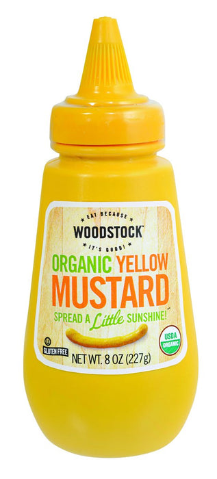 Woodstock Foods Organic Yellow Mustard 8 oz