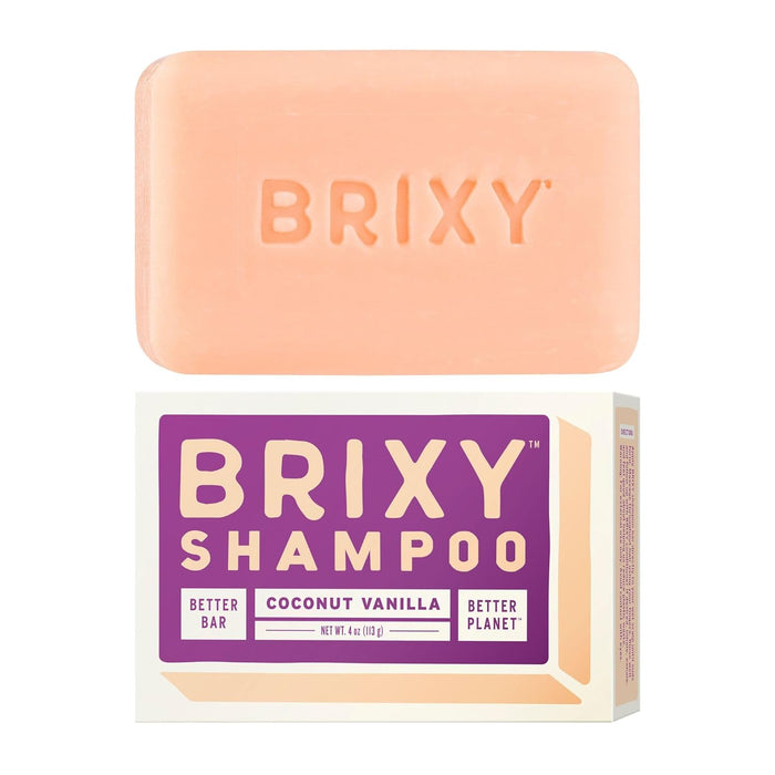 Brixy  Shampoo Bar Coconut Vanilla  1 Each  4 Oz