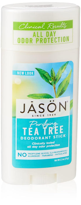 Jason Natural Products  Deodorant Stick With Purifying Tea Tree 2.5 Oz