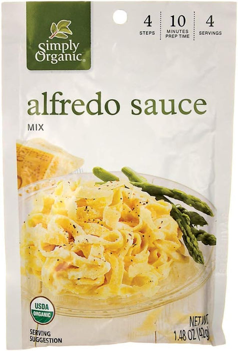 Simply Organic  Alfredo Seasoning Mix  1.48 Oz