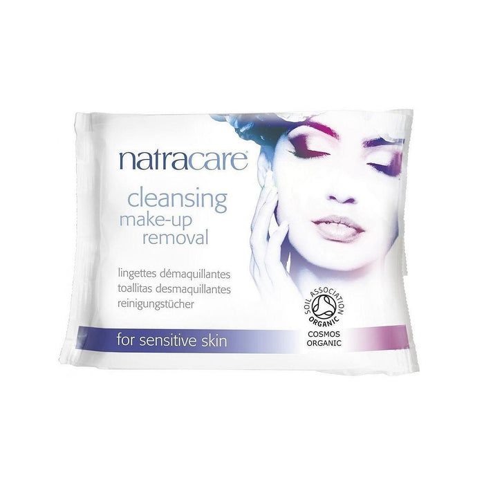 Natracare  Cleansing Make Up Removal Wipes For Sensitive Skin  1 Each  20 Ct