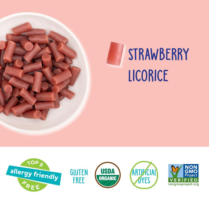 YumEarth Organic Gluten Free Strawberry Licorice Snack Packs 5 Oz