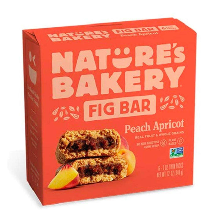 Nature'S Bakery  Stone Ground Whole Wheat Fig Bar Peach Apricot  6/2 Oz