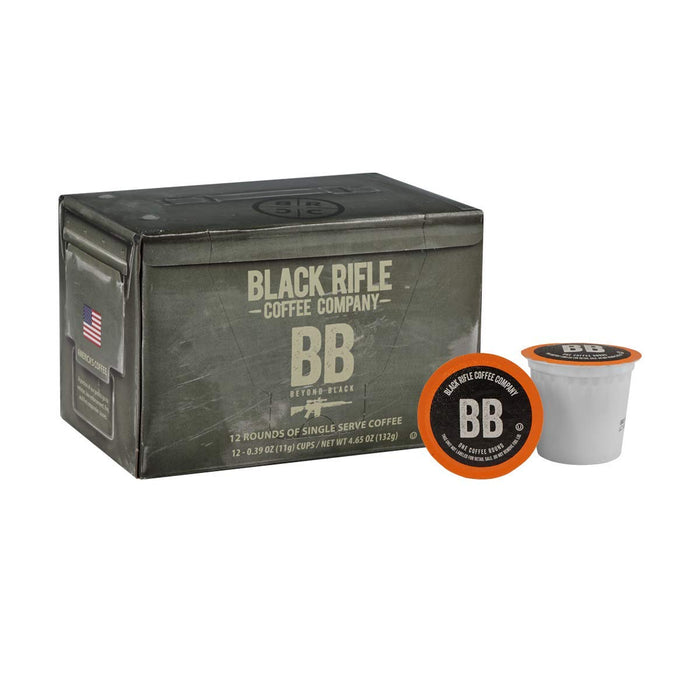 Black Rifle Coffee Company Beyond Black Single Serve Coffee Pods 12 Count