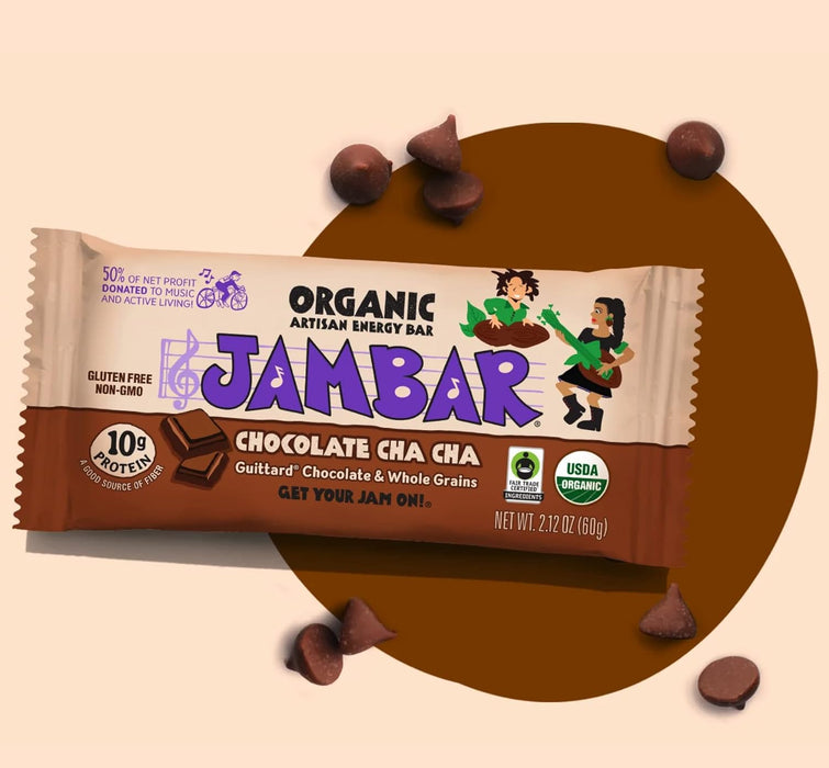 Jambar Energy Bar Chocolate Cha Cha 2.12 OZ