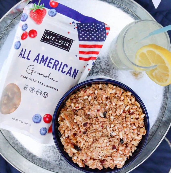 The Safe + Fair Food Company Granola All American 12 OZ