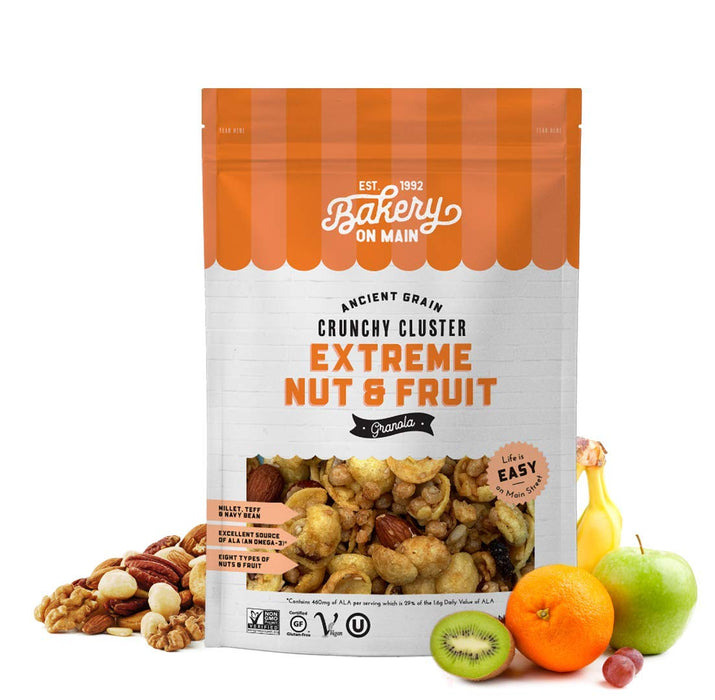 Bakery On Main Gluten Free Crunchy Cluster Granola Fruit And Nut 11 Oz