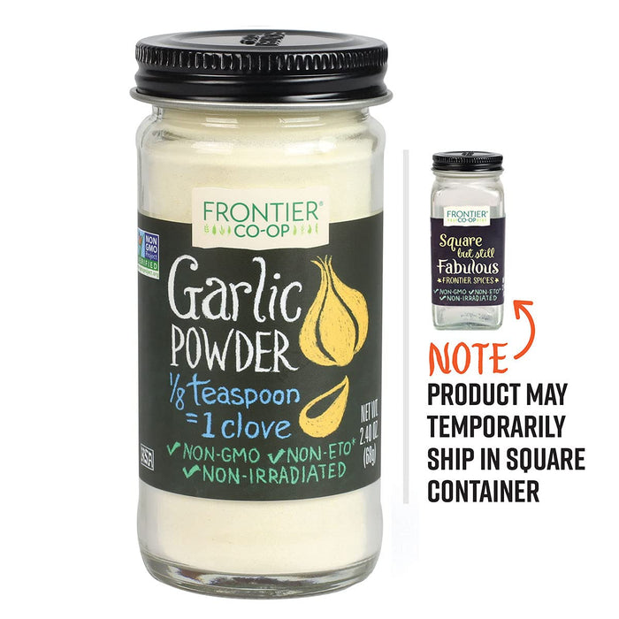 Frontier Nat Prod Co-Op  Garlic Powder  1 Each  2.4 Oz