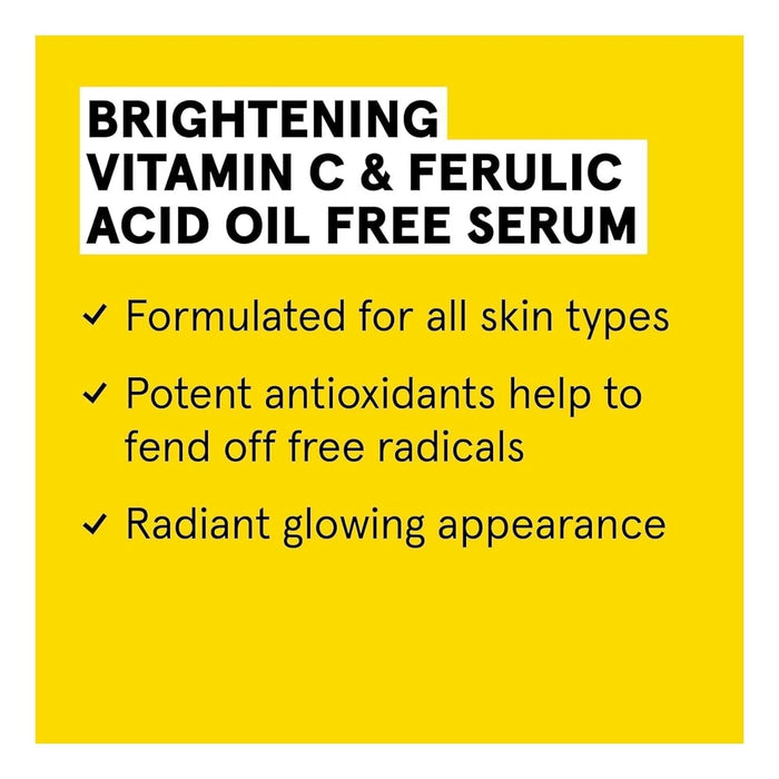 Acure  Brightening Vitamin C And Ferulic Acid Serum 1 Oz