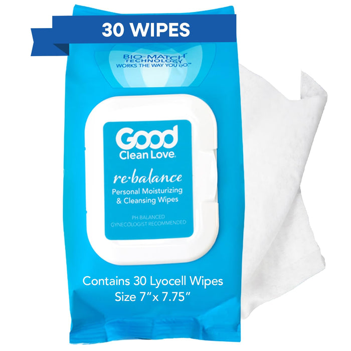 Good Clean Love Rebalance Feminine Rebalance Wipes 30 Ct