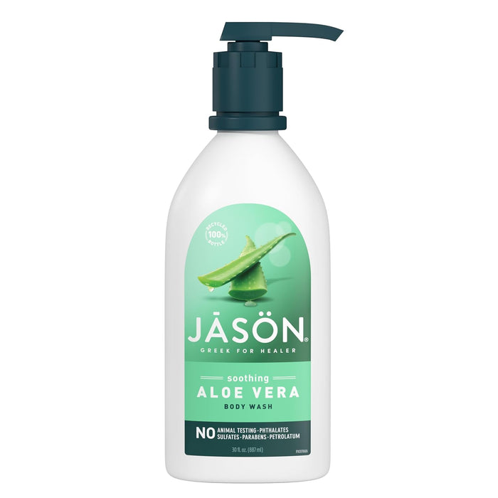 Jason Natural Products  Body Wash Pure Soothing Aloe Vera 30 Oz