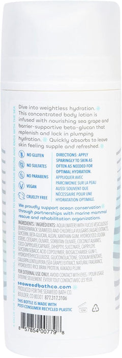 Seaweed Bath Co. Melt-In Water Lotion, Coconut Water Scent 4 OZ