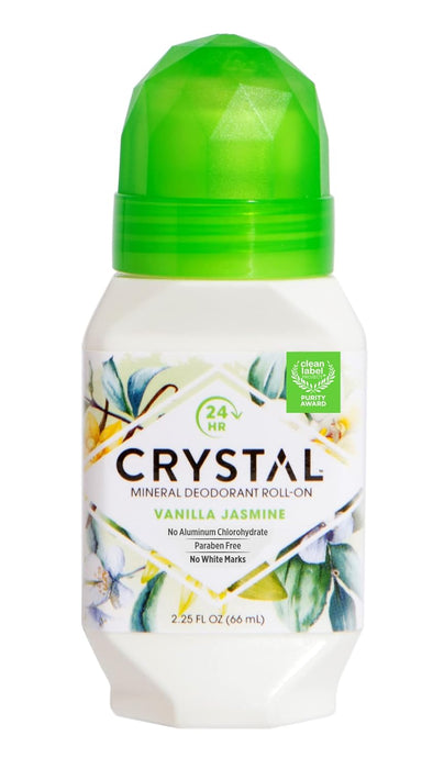 Crystal  Essence Roll On Vanilla Jasmine 1 Each 2.25 Oz