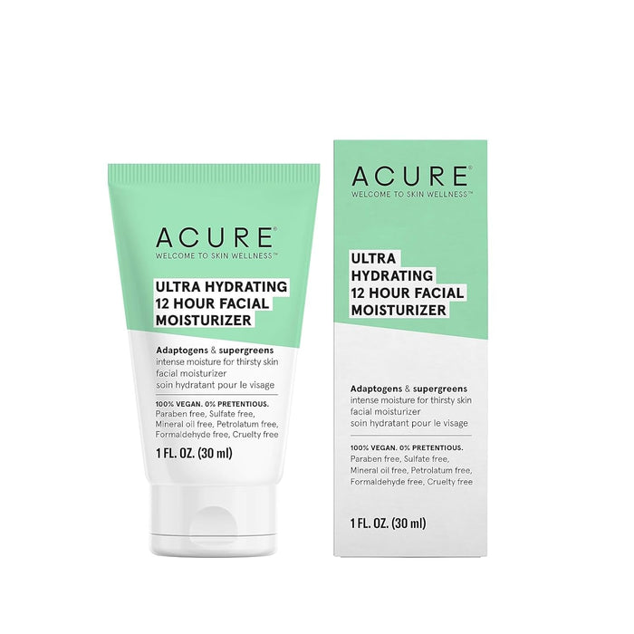 Acure  Ultra Hydrating 12Hour Facial Moisturizer  1 Each  1 Oz