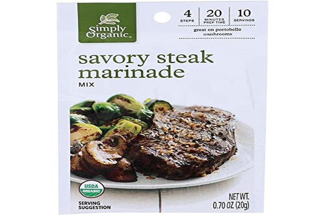 Simply Organic Savory Steak Marinade Mix .70 oz