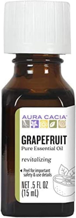 Aura Cacia  Pure Essential Oil Grapefruit  1 Each  0.5 Oz