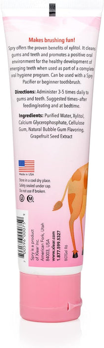 Spry  Kid'S Natural Bubble Gum Xylitol Tooth Gel  1 Each  2 Oz